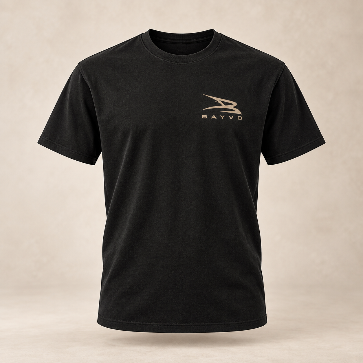 Bayvo graphic tee concept in black
